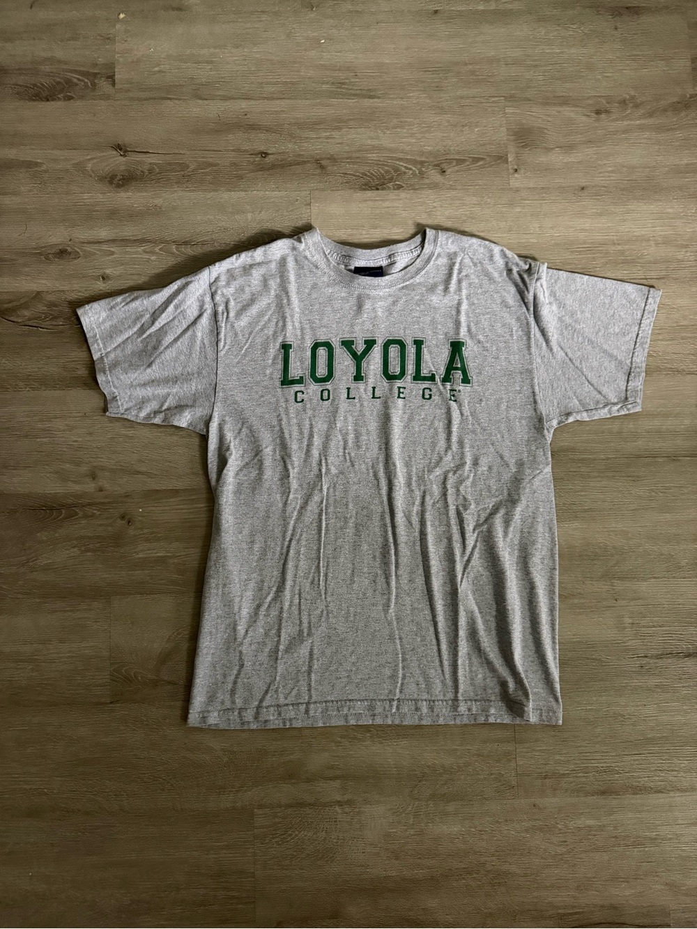 Vintage Loyola College Gray T-Shirt